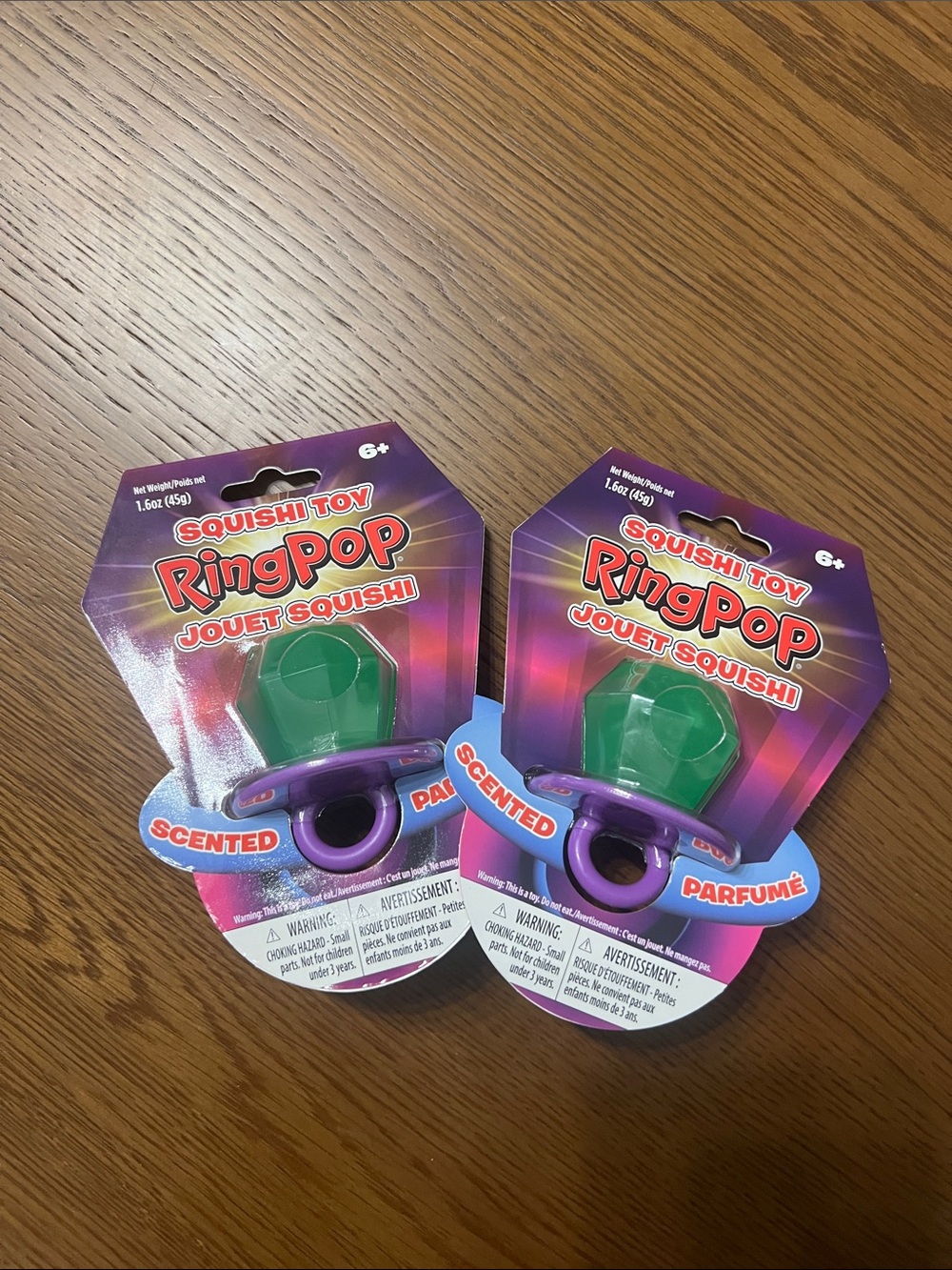 RingPop scented Squishi Toy  - Purple & Green (2 Pack)
